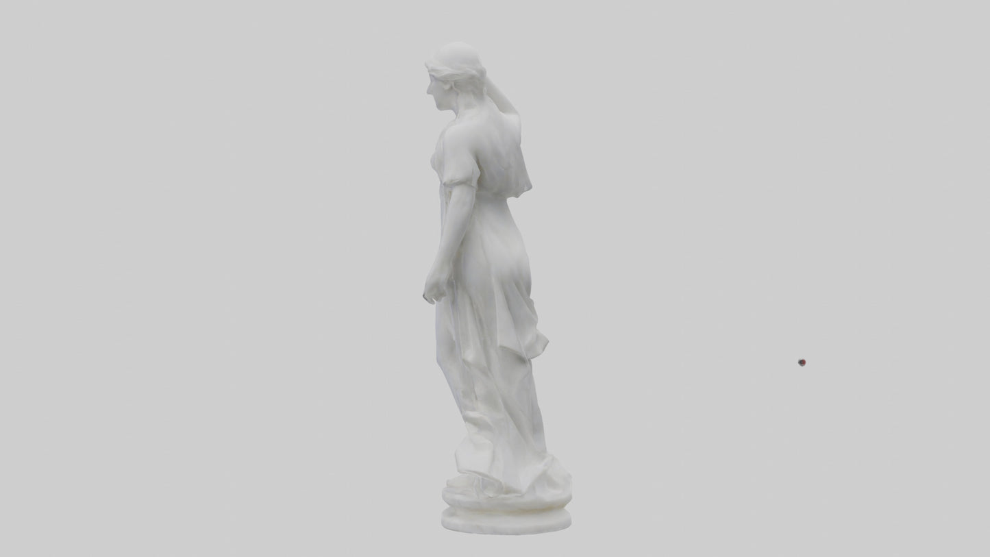 3D model Marble sculpture model VR / AR / low-poly