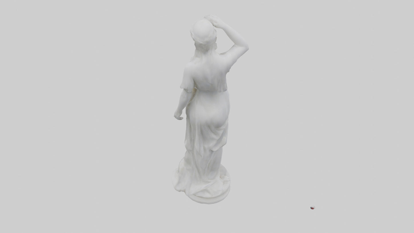 3D model Marble sculpture model VR / AR / low-poly