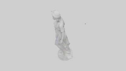 3D model Marble sculpture model VR / AR / low-poly
