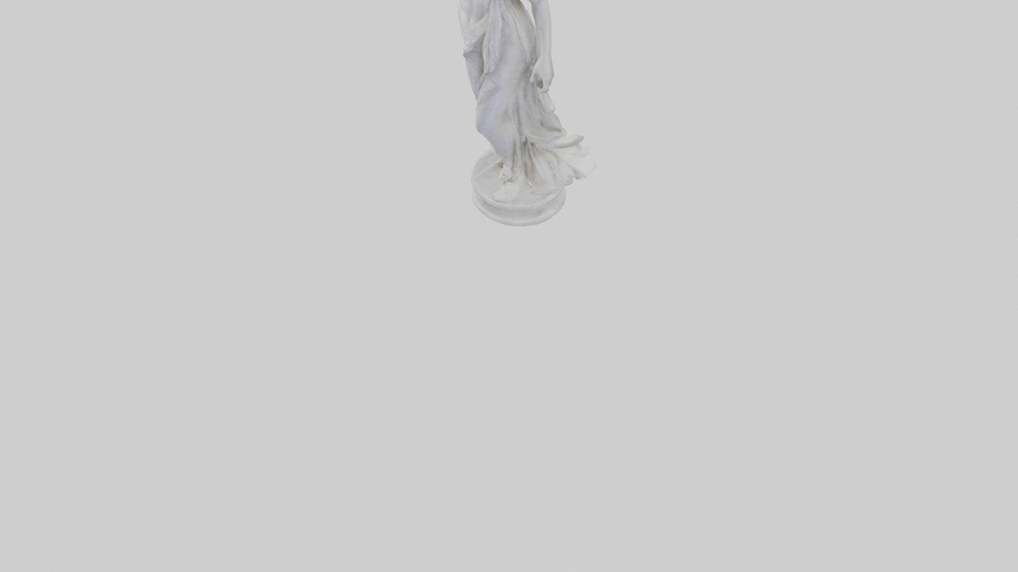 3D model Marble sculpture model VR / AR / low-poly