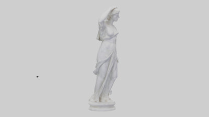 3D model Marble sculpture model VR / AR / low-poly