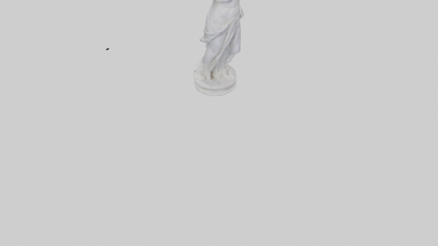 3D model Marble sculpture model VR / AR / low-poly