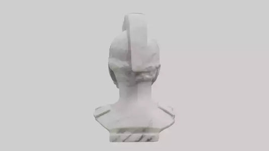 3D model Marble Soldier bust model VR / AR / low-poly