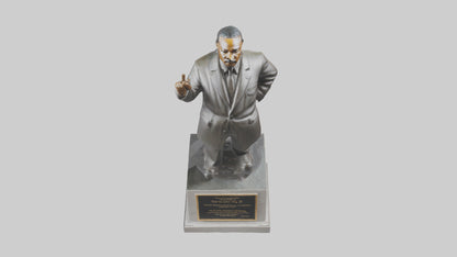 3D model Martin Luther King Jr statue model VR / AR / low-poly