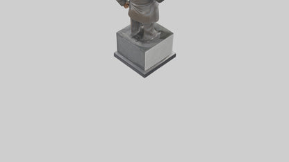 3D model Martin Luther King Jr statue model VR / AR / low-poly
