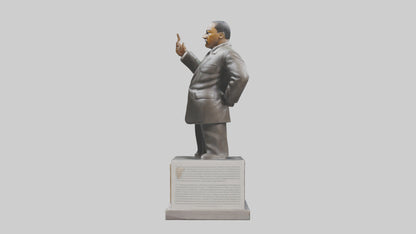 3D model Martin Luther King Jr statue model VR / AR / low-poly