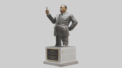 3D model Martin Luther King Jr statue model VR / AR / low-poly