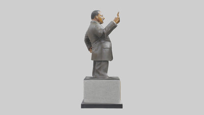 3D model Martin Luther King Jr statue model VR / AR / low-poly
