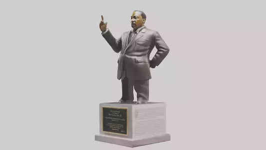 3D model Martin Luther King Jr statue model VR / AR / low-poly