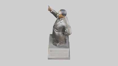 3D model Martin Luther King Jr statue model VR / AR / low-poly