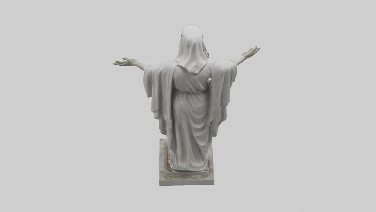 3D model Martyr for Peace statue model VR / AR / low-poly