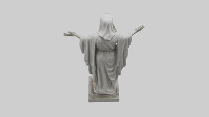 3D model Martyr for Peace statue model VR / AR / low-poly