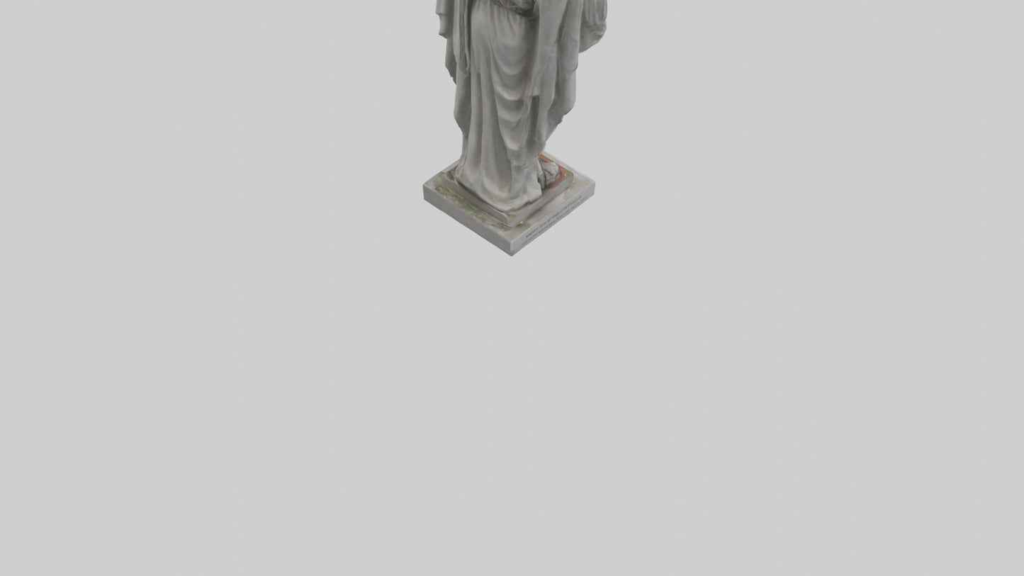 3D model Martyr for Peace statue model VR / AR / low-poly