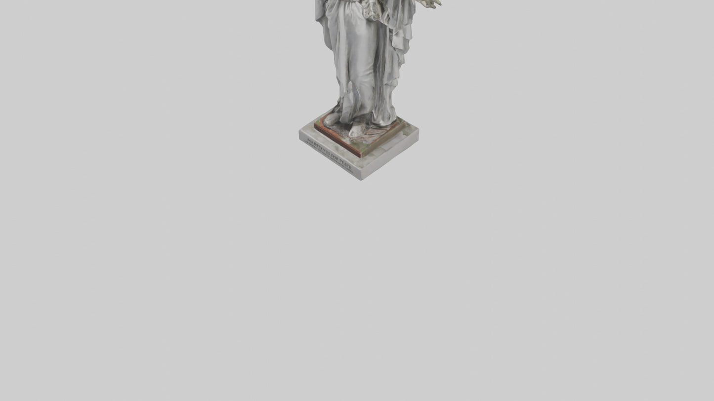 3D model Martyr for Peace statue model VR / AR / low-poly