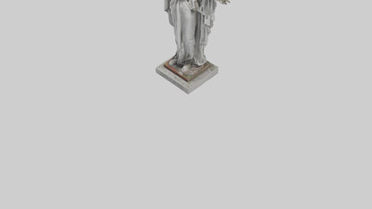 3D model Martyr for Peace statue model VR / AR / low-poly