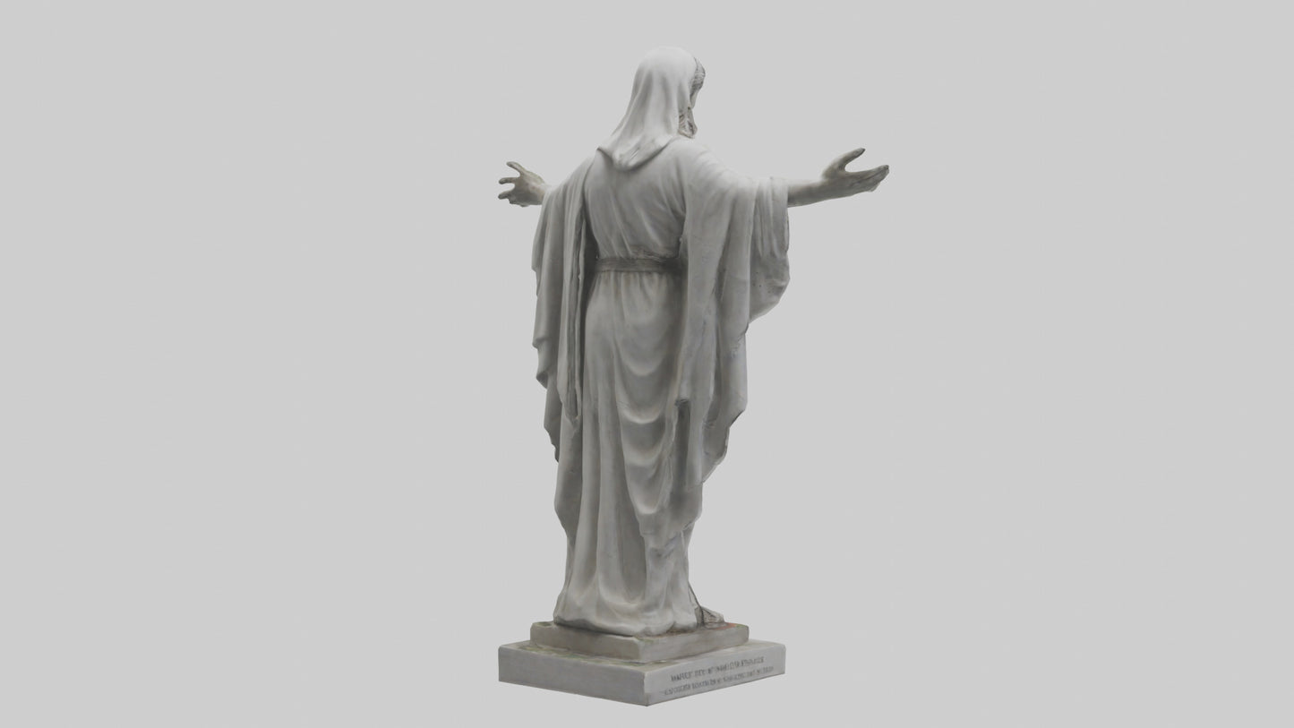 3D model Martyr for Peace statue model VR / AR / low-poly