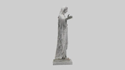 3D model Martyr for Peace statue model VR / AR / low-poly