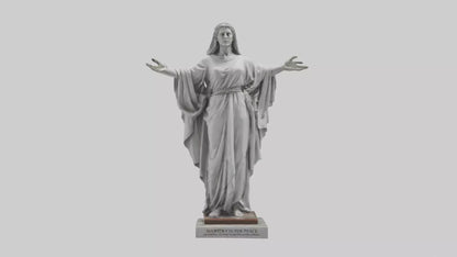 3D model Martyr for Peace statue model VR / AR / low-poly