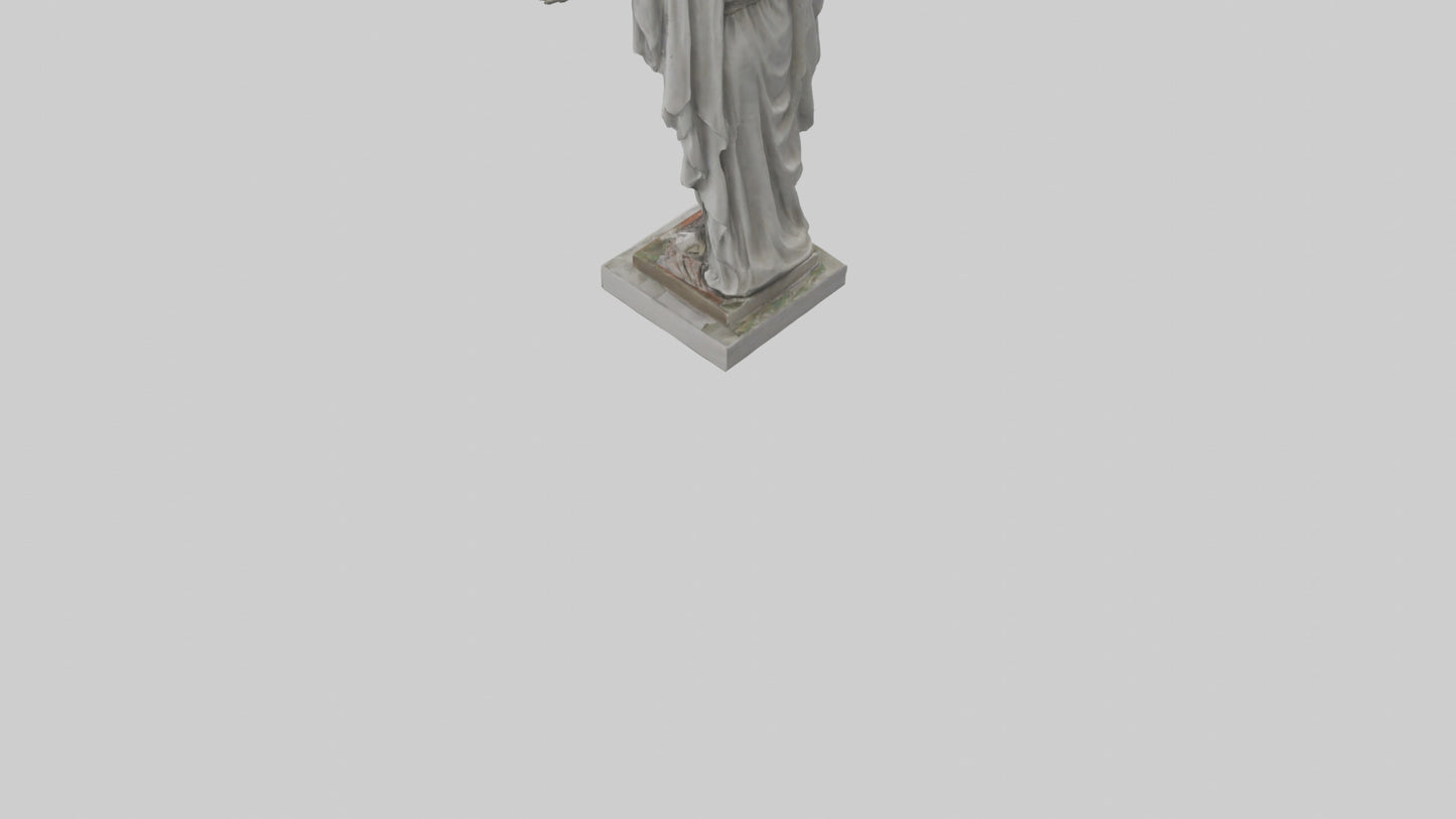 3D model Martyr for Peace statue model VR / AR / low-poly