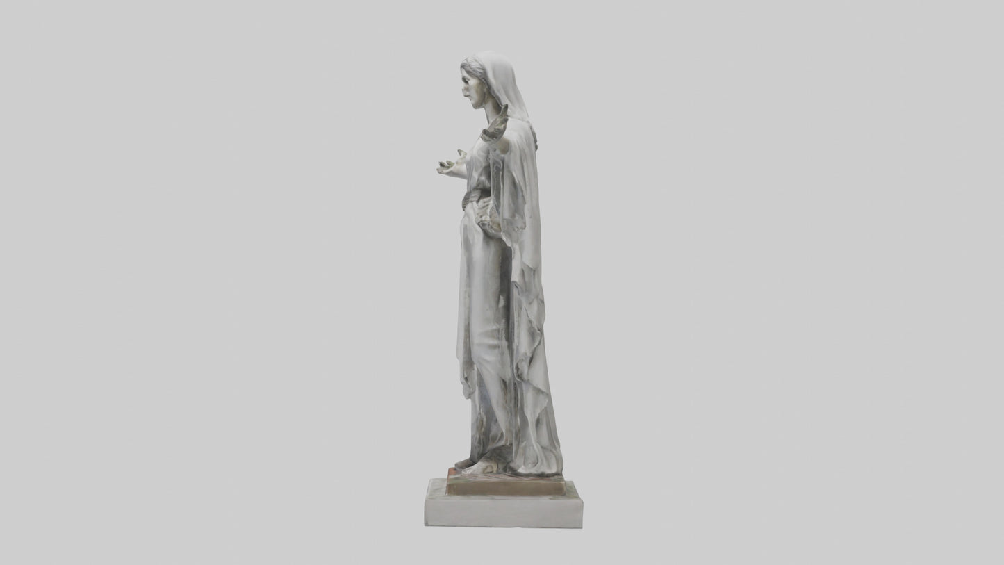 3D model Martyr for Peace statue model VR / AR / low-poly