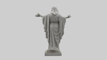 3D model Martyr for Peace statue model VR / AR / low-poly