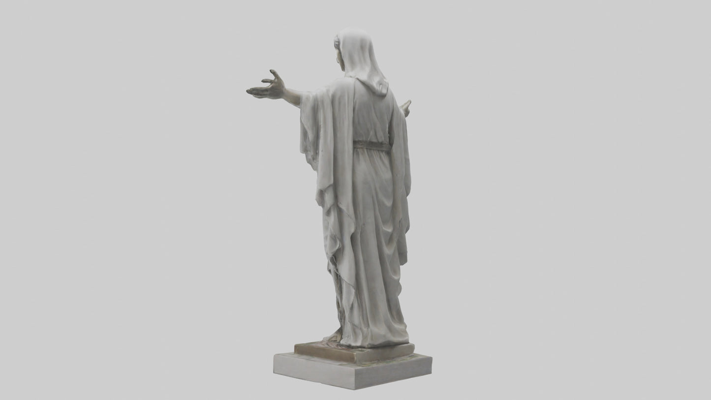 3D model Martyr for Peace statue model VR / AR / low-poly