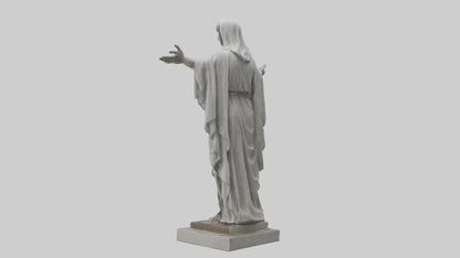 3D model Martyr for Peace statue model VR / AR / low-poly