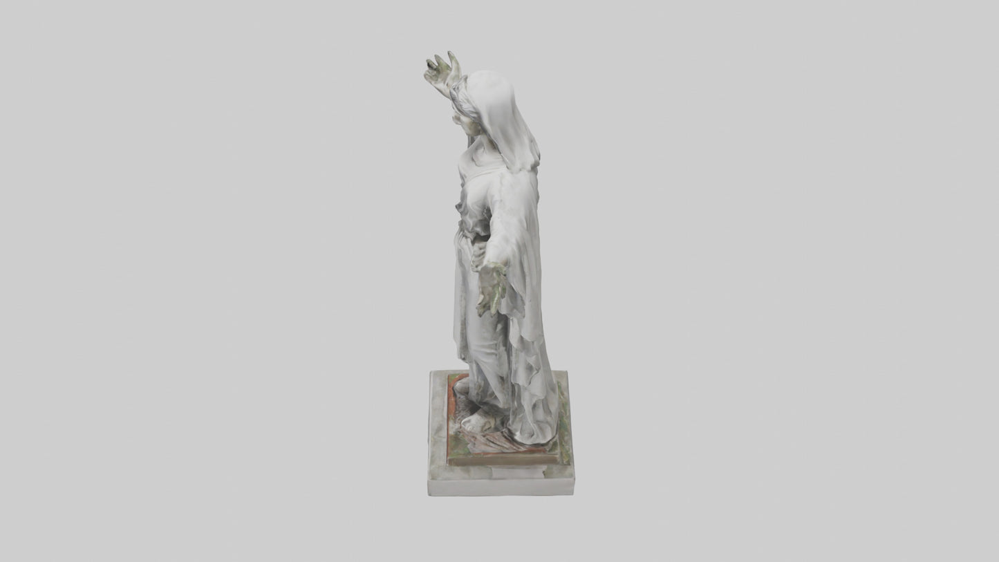 3D model Martyr for Peace statue model VR / AR / low-poly