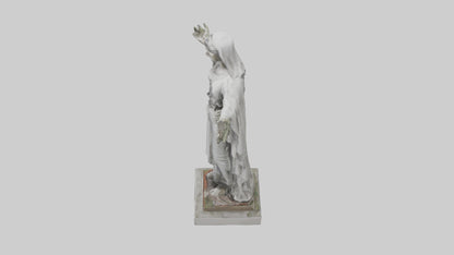 3D model Martyr for Peace statue model VR / AR / low-poly