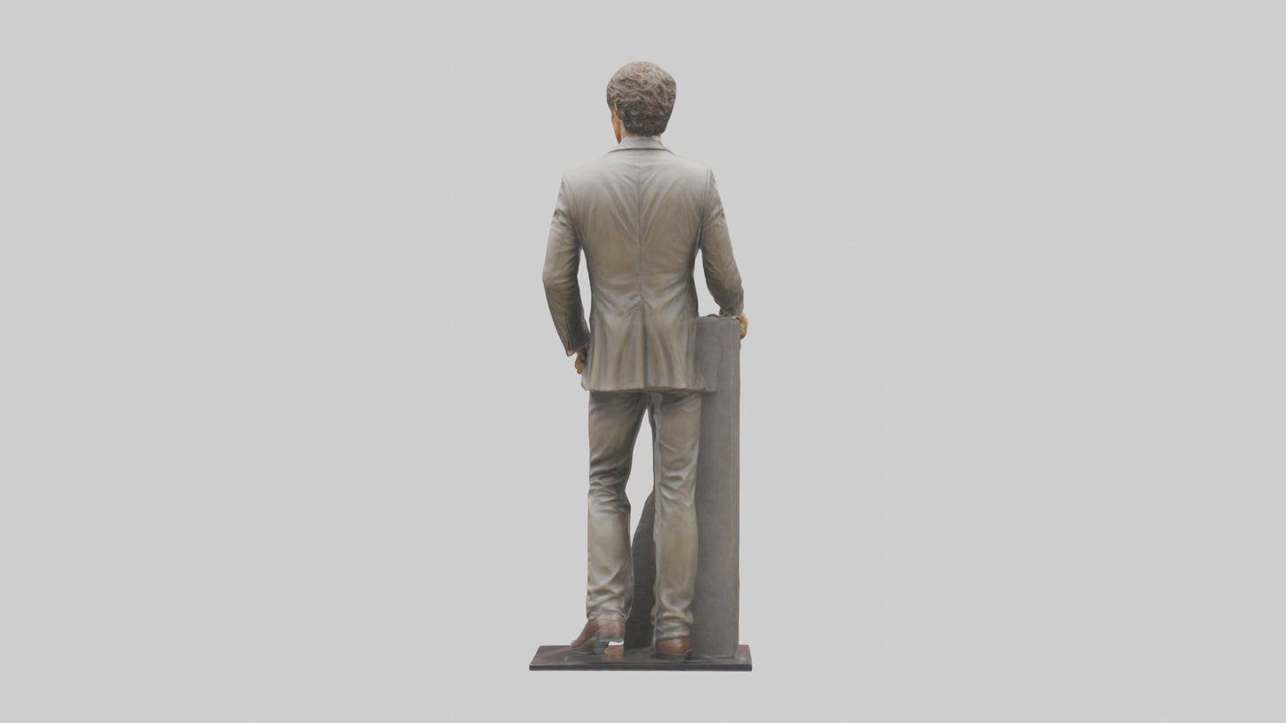 Matthew McConaughey statue model VR / AR / low-poly
