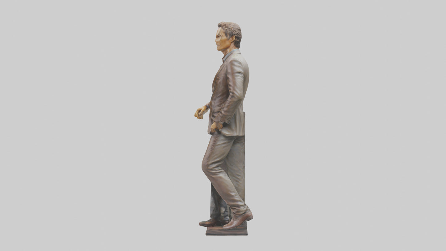 Matthew McConaughey statue model VR / AR / low-poly