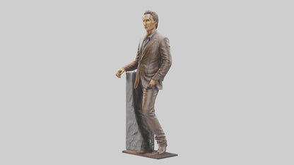 Matthew McConaughey statue model VR / AR / low-poly