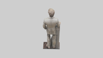 Matthew McConaughey statue model VR / AR / low-poly