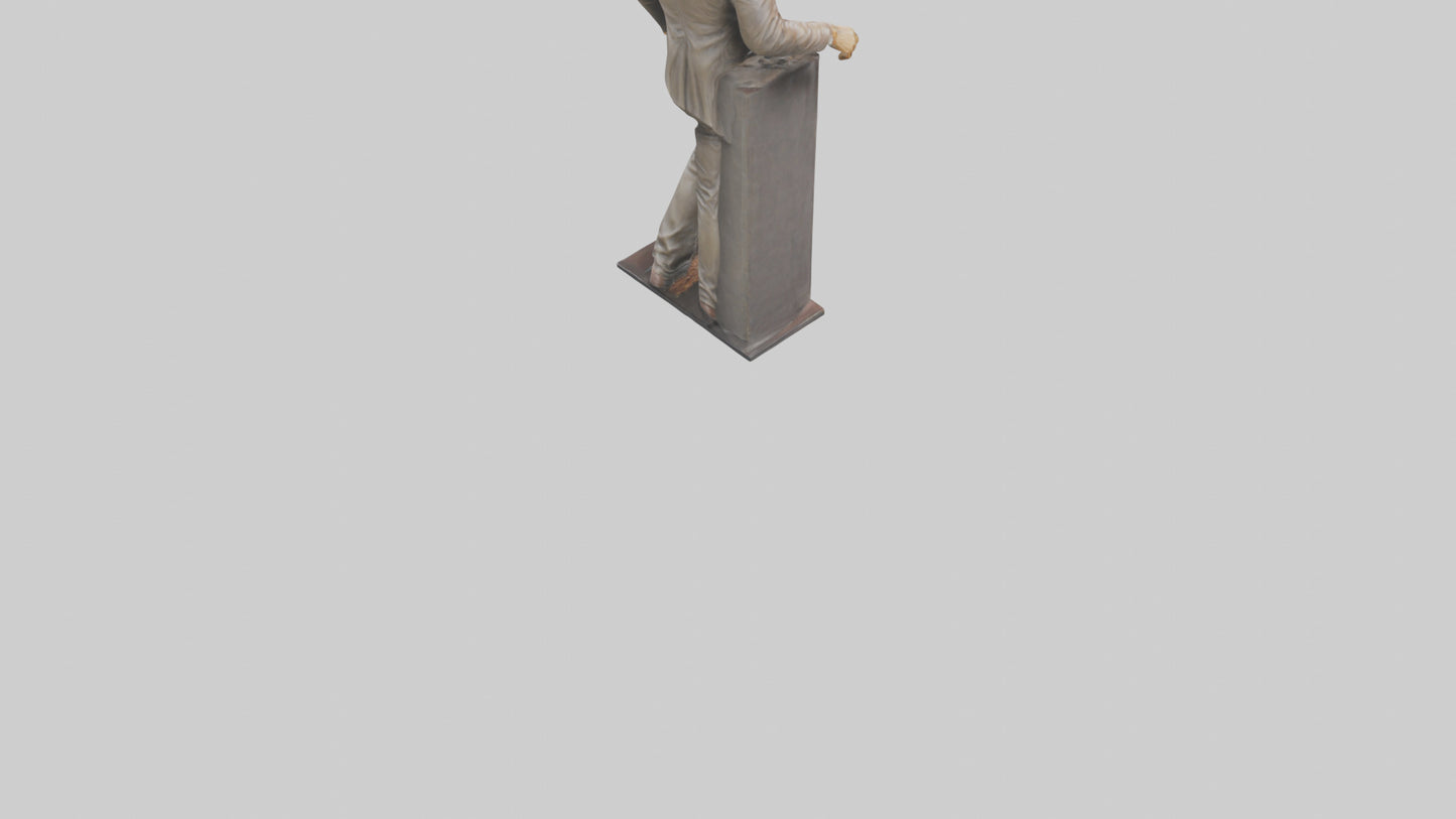 Matthew McConaughey statue model VR / AR / low-poly