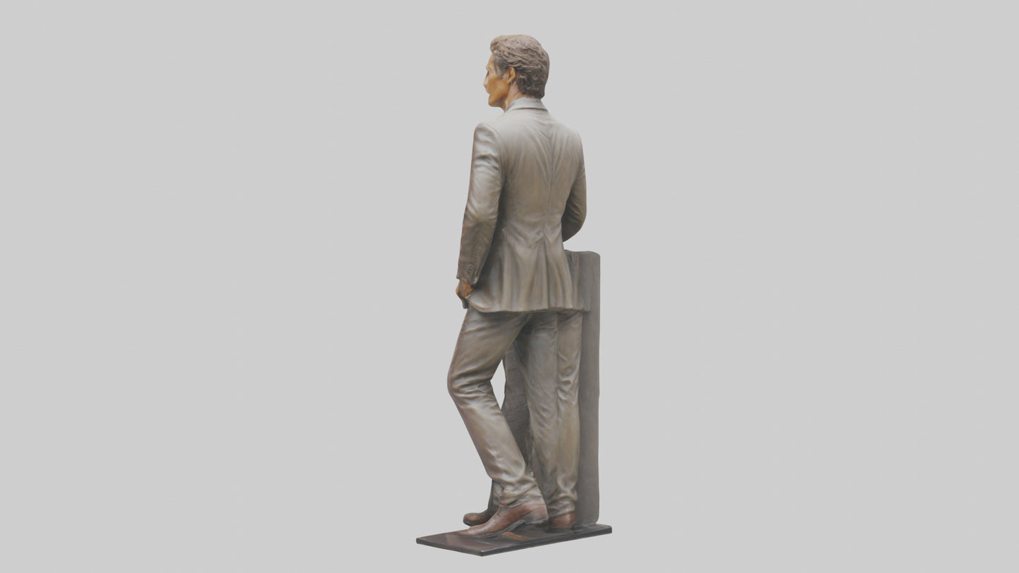 Matthew McConaughey statue model VR / AR / low-poly