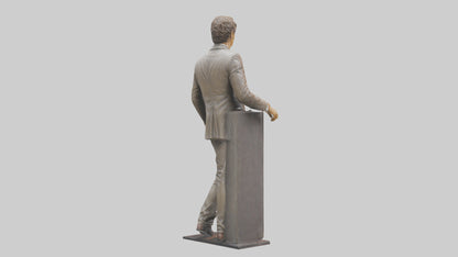 Matthew McConaughey statue model VR / AR / low-poly