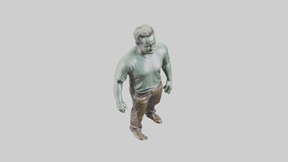 3D model Matthew Perry statue model VR / AR / low-poly