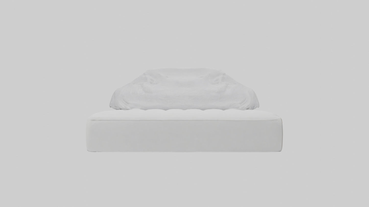 3D model Mattress protector model VR / AR / low-poly