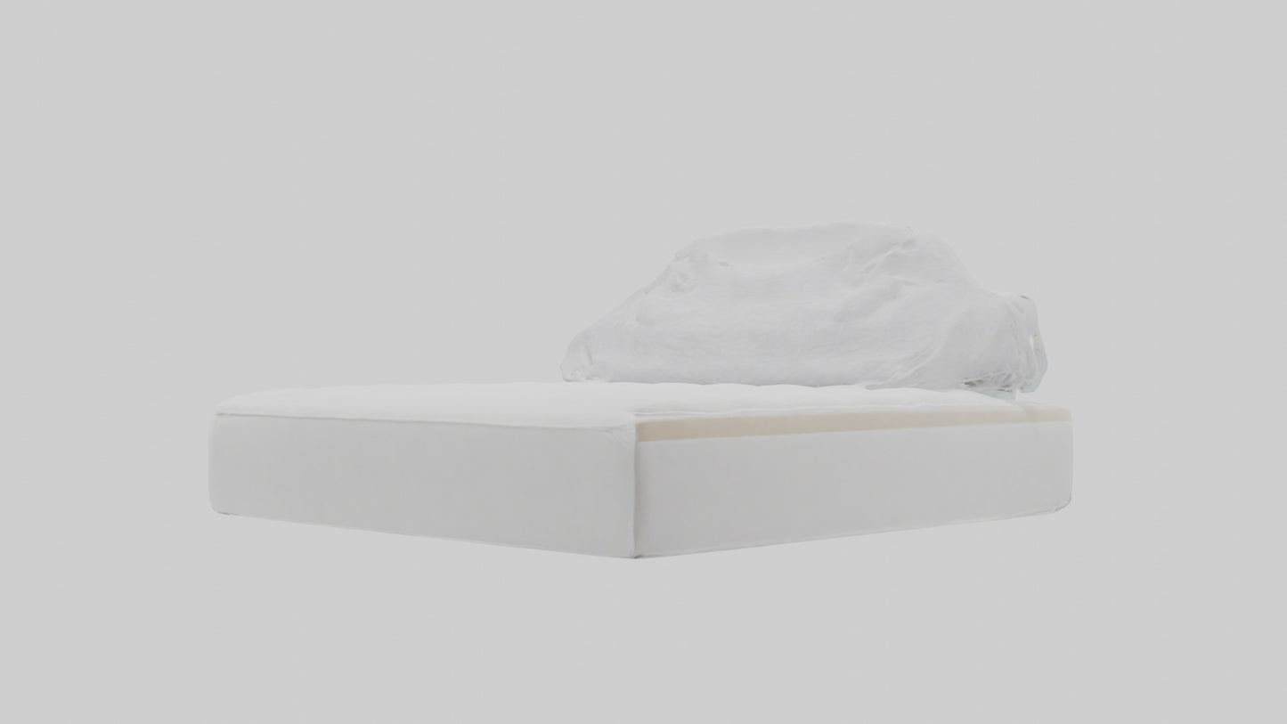 3D model Mattress protector model VR / AR / low-poly