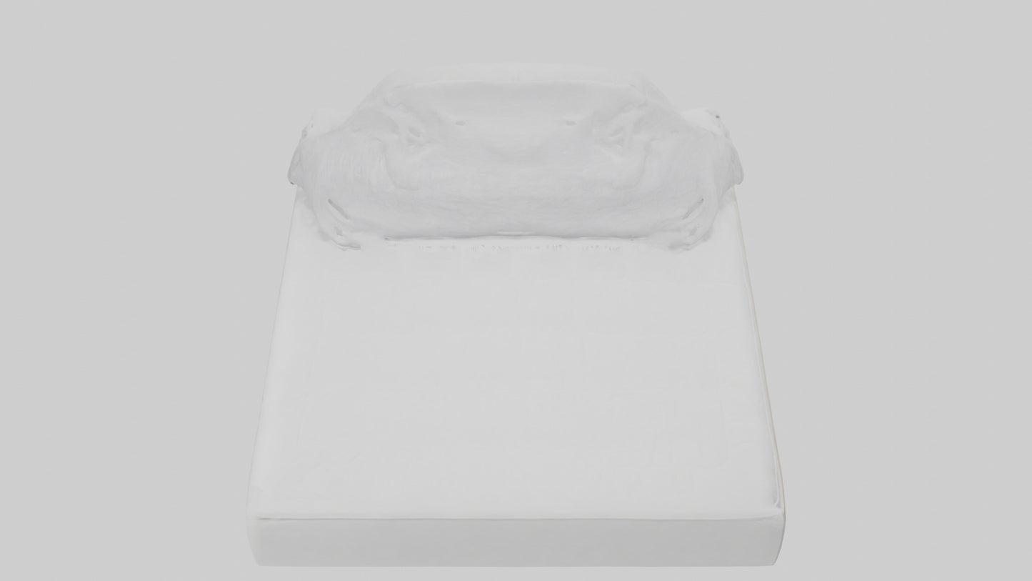 3D model Mattress protector model VR / AR / low-poly