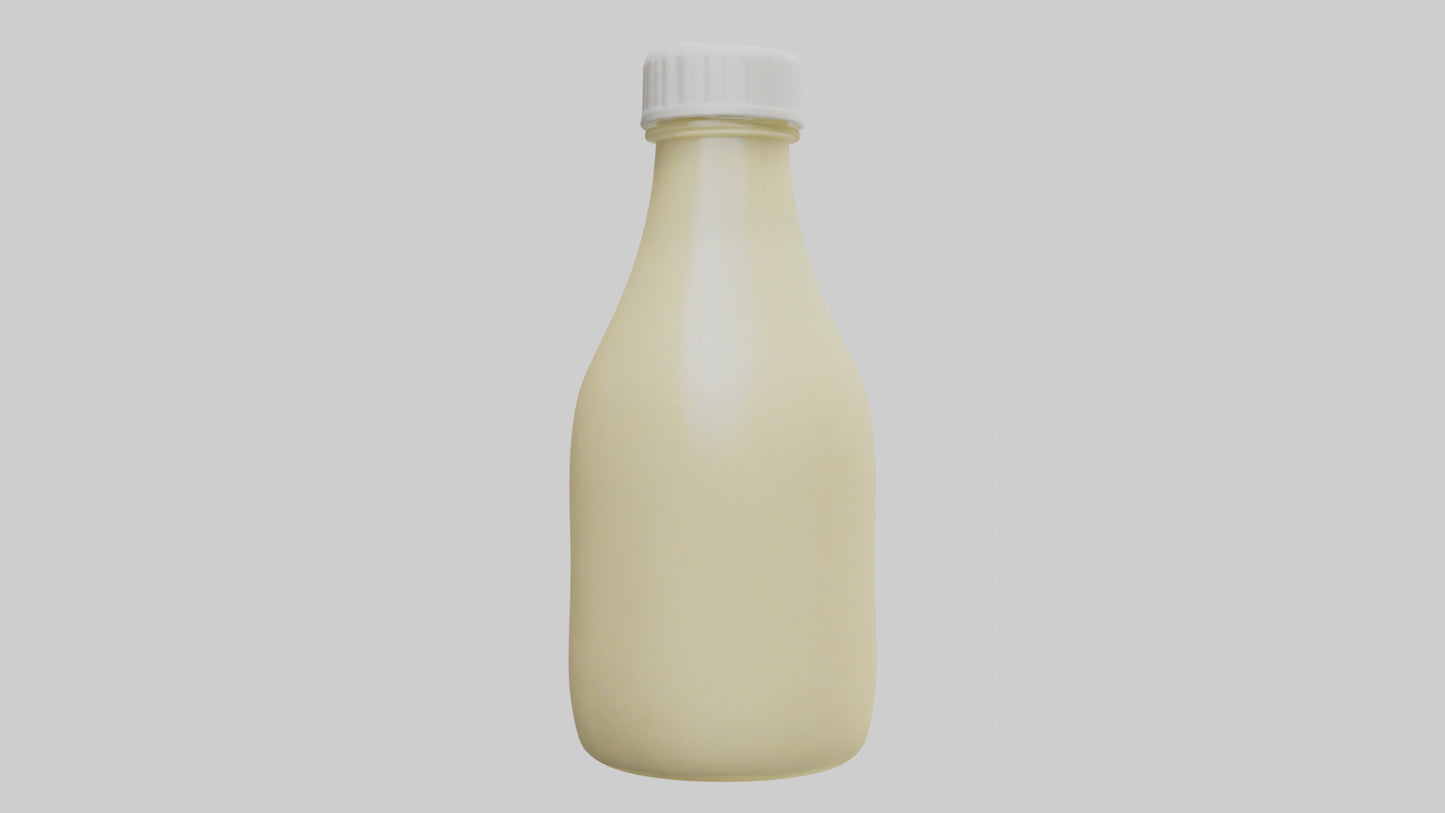Mayonnaise Bottle model VR / AR / low-poly