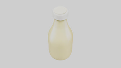 Mayonnaise Bottle model VR / AR / low-poly