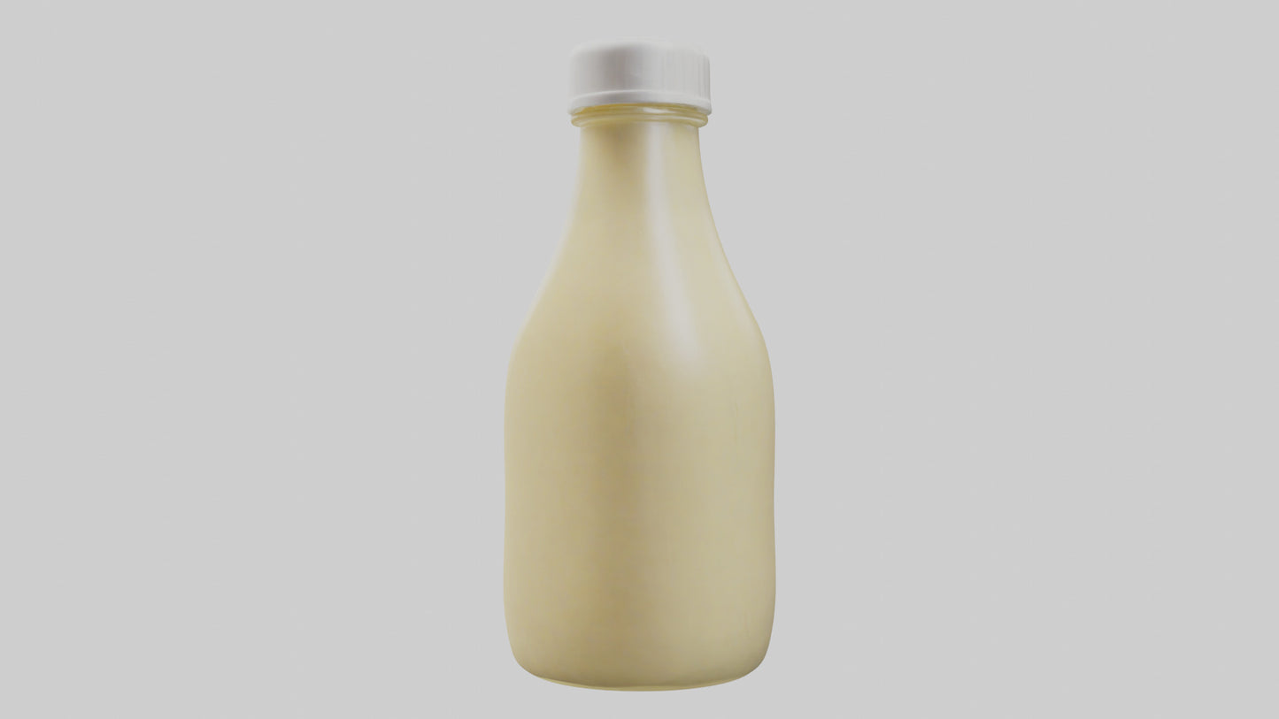 Mayonnaise Bottle model VR / AR / low-poly