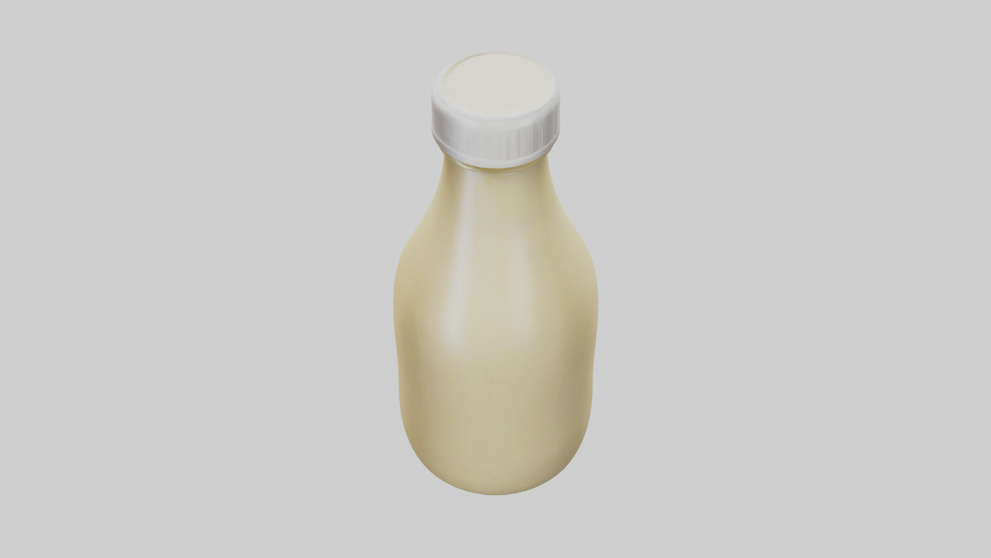 Mayonnaise Bottle model VR / AR / low-poly