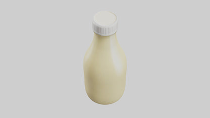 Mayonnaise Bottle model VR / AR / low-poly