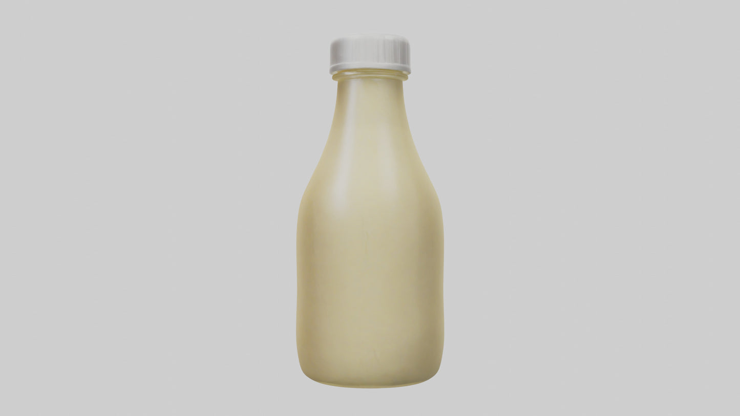 Mayonnaise Bottle model VR / AR / low-poly