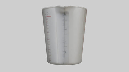 3D model Measuring cup model VR / AR / low-poly