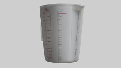 3D model Measuring cup model VR / AR / low-poly