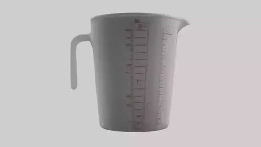 3D model Measuring cup model VR / AR / low-poly