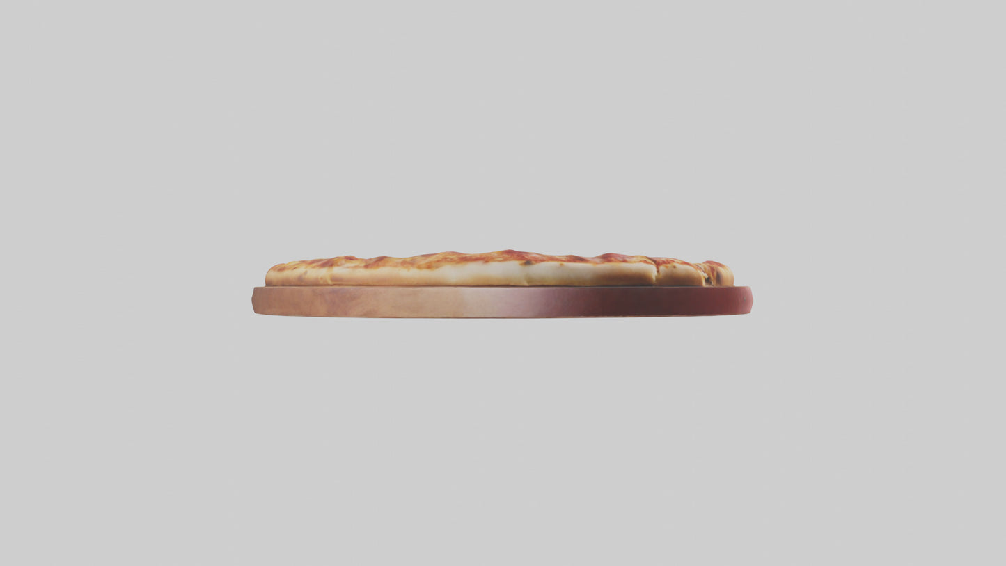3D model Meat lovers pizza model VR / AR / low-poly